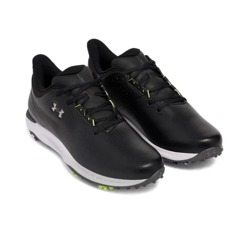 Under Armour Drive Fade Golf Shoes - Black / Metallic Silver
