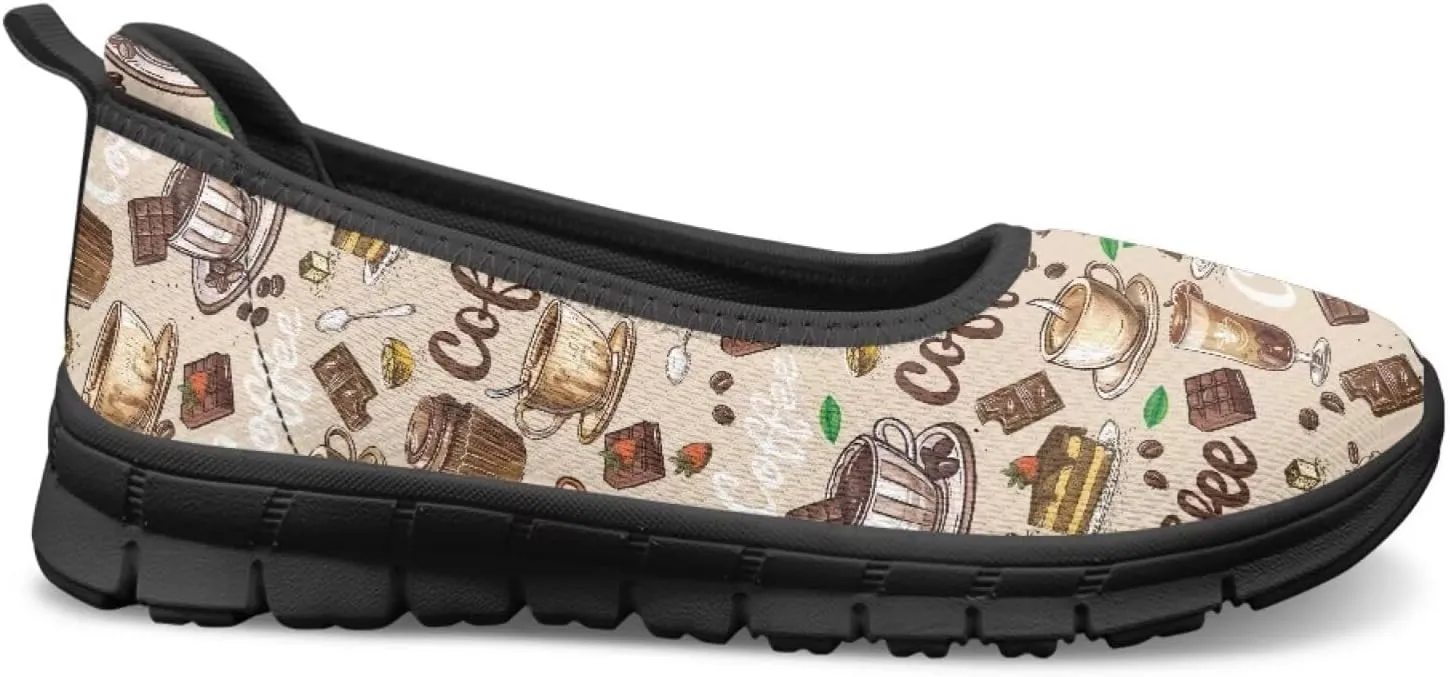 UNICEU Womens Casual Slip On Shoes Breathable Non-Slip Low Top Loafers Comfort Fashion Walking Work Sneakers