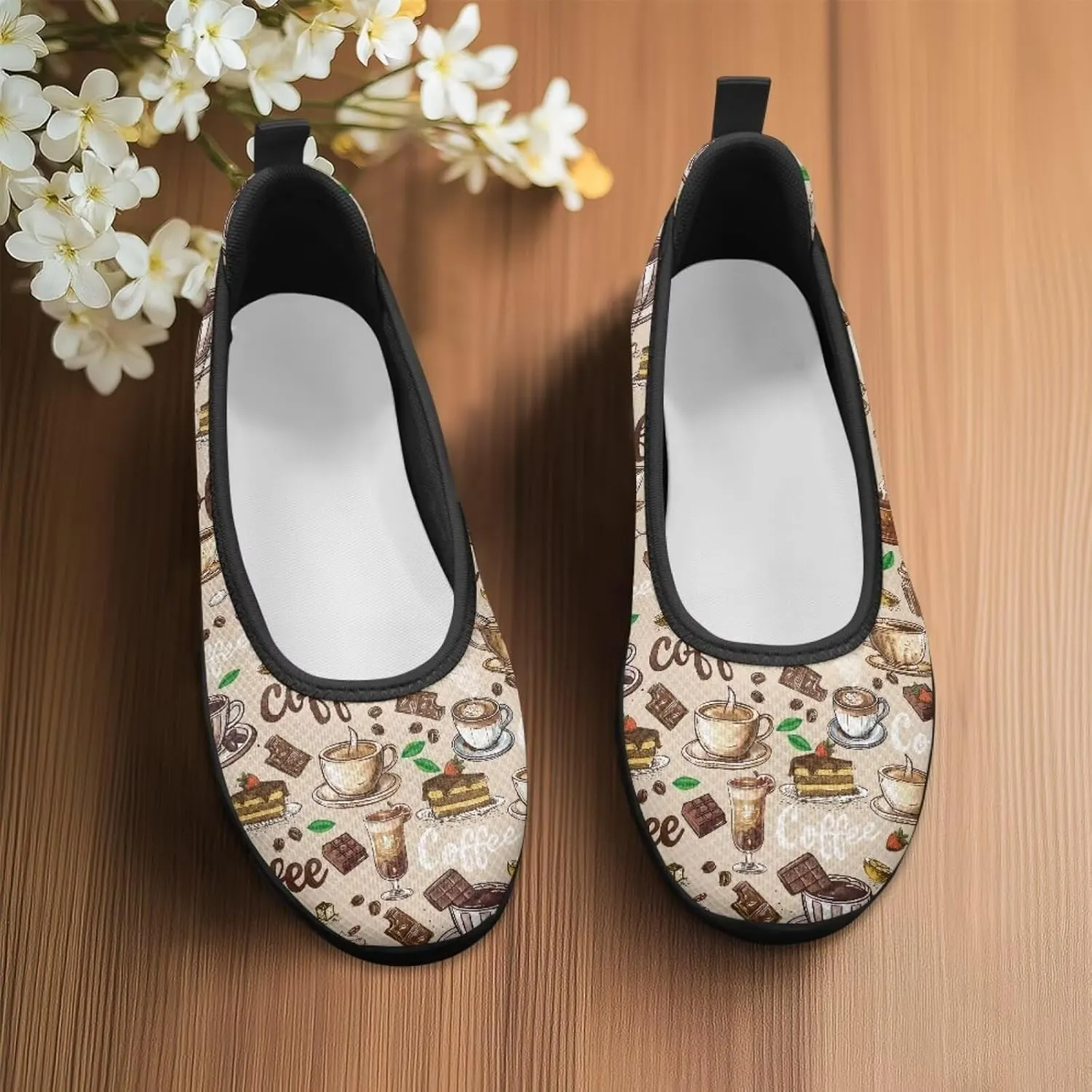 UNICEU Womens Casual Slip On Shoes Breathable Non-Slip Low Top Loafers Comfort Fashion Walking Work Sneakers