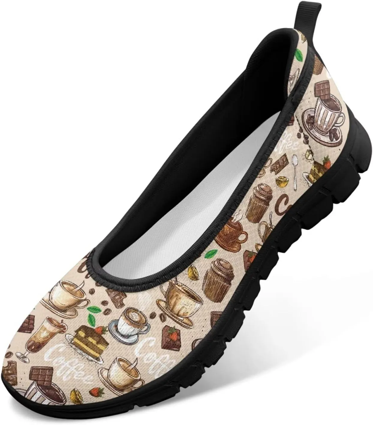 UNICEU Womens Casual Slip On Shoes Breathable Non-Slip Low Top Loafers Comfort Fashion Walking Work Sneakers