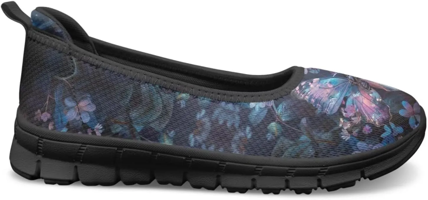 UNICEU Womens Slip On Shoes Fashion Low Top Breathable Loafers Casual Lightweight Non-Slip Running Work Sneakers