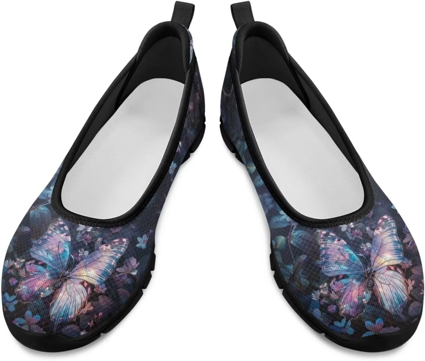 UNICEU Womens Slip On Shoes Fashion Low Top Breathable Loafers Casual Lightweight Non-Slip Running Work Sneakers