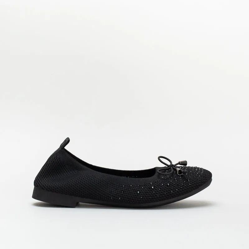 Unreal Women Knit Diamante Pump _ 147589