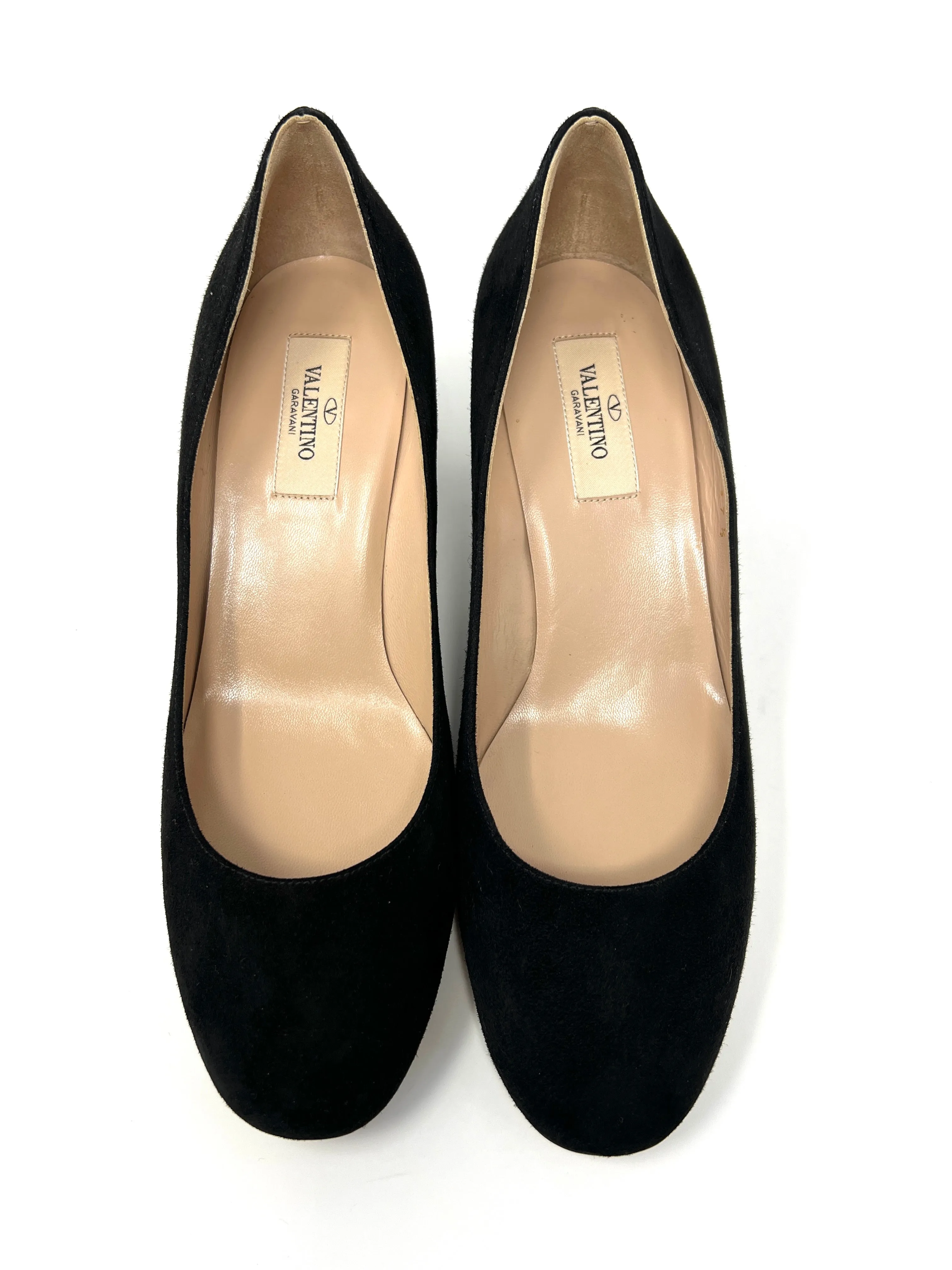 VALENTINO GARAVANI Tango Suede Black Pumps