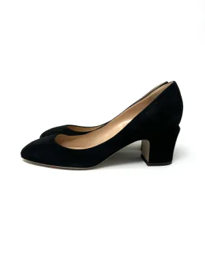 VALENTINO GARAVANI Tango Suede Black Pumps