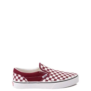 Vans Classic Slip-On Pomegranate/True White Check