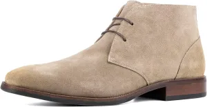 VINTAGE FOUNDRY CO. EST. 2014 Mens Aldwin Chukka, Square Toe Boots, Polyester Lining, Flats Rubber Outsole