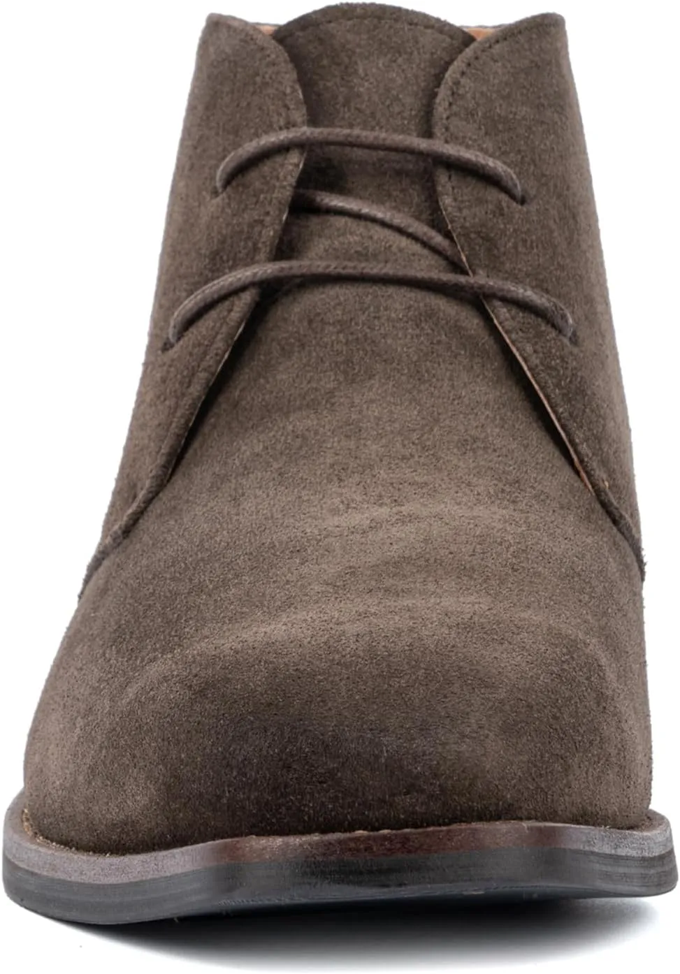 VINTAGE FOUNDRY CO. EST. 2014 Mens Aldwin Chukka, Square Toe Boots, Polyester Lining, Flats Rubber Outsole