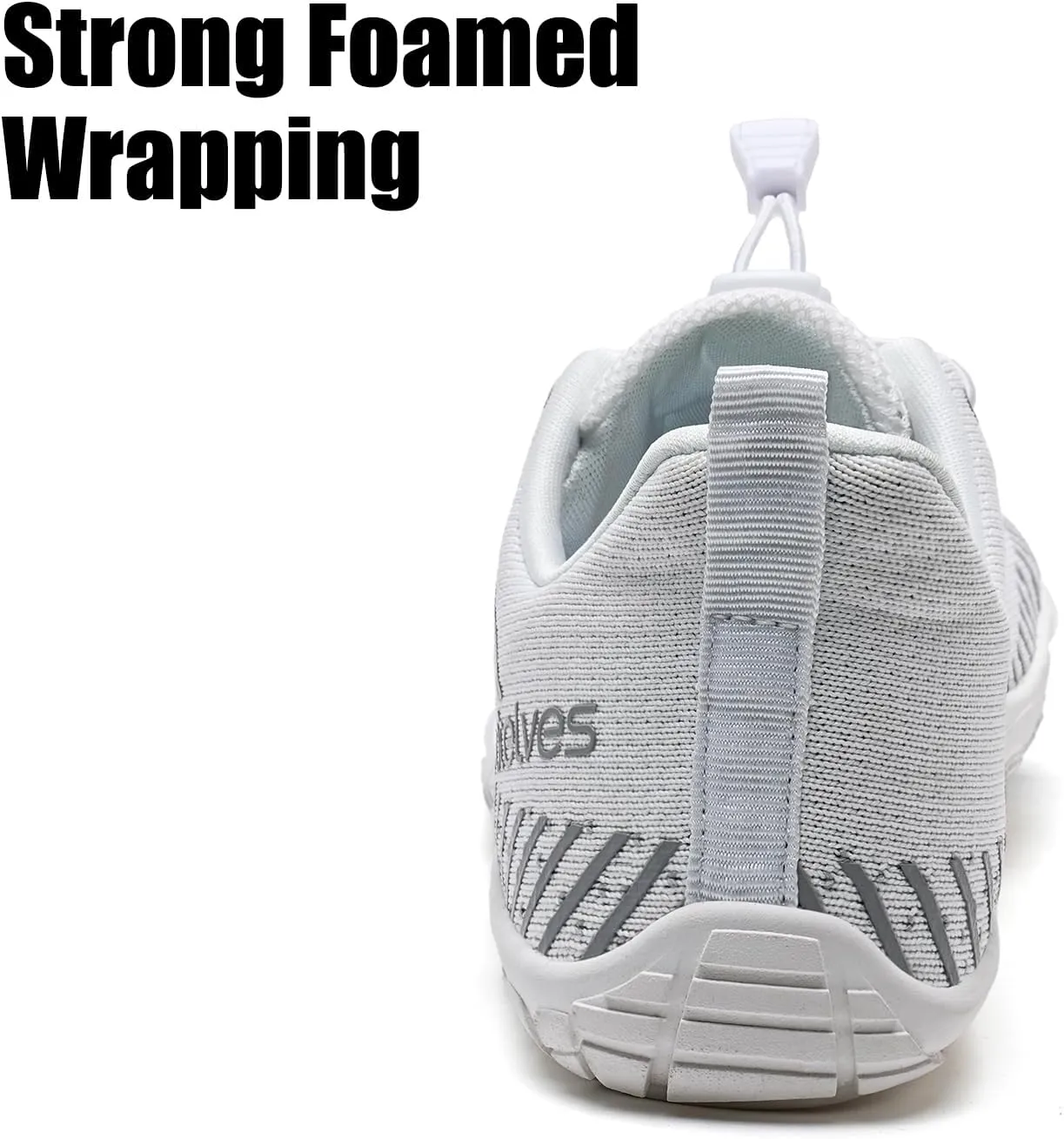 WateLves Barefoot Water Shoes Women Men Anti Slip Wide Toe Breathable Walking Shoes Minimalist Zero Drop Sneakers for Beach Travel Hiking
