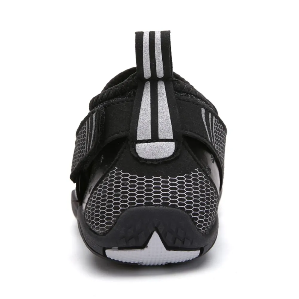Water Shoes Men Women Barefoot Quick Dry Aqua Sports Shoes - Black Size EU47 = US12