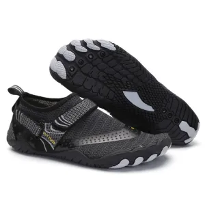 Water Shoes Men Women Barefoot Quick Dry Aqua Sports Shoes - Black Size EU47 = US12