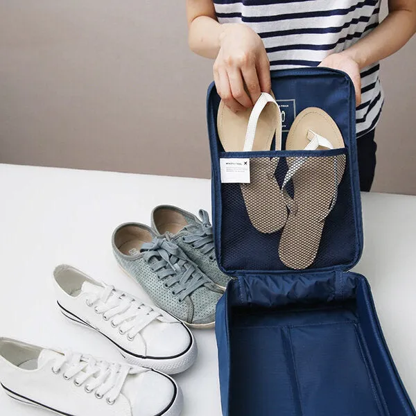 Waterproof Travel Storage Bags - Portable Shoe Box Pouch Organizer Cube - Fashionable and Durable