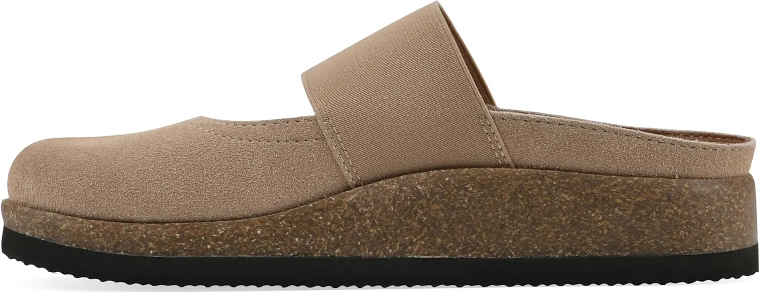 WHITE MOUNTAIN Women's Bassi Keyhole Signature Comfort-Molded Footbed Mule