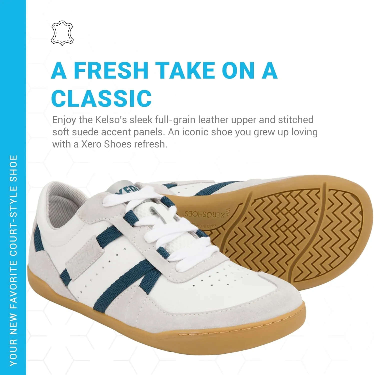Xero Shoes Men's Kelso Barefoot Sneaker