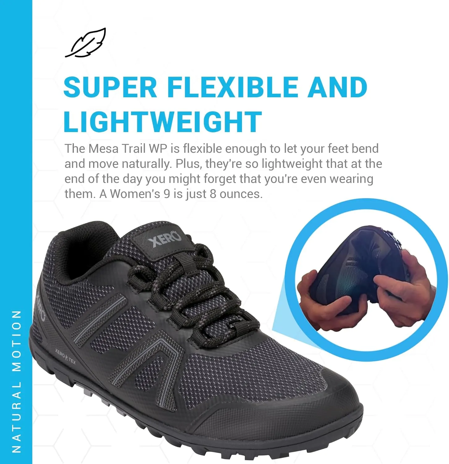 Xero Shoes Women's Mesa Trail Barefoot Waterproof Trail Runner
