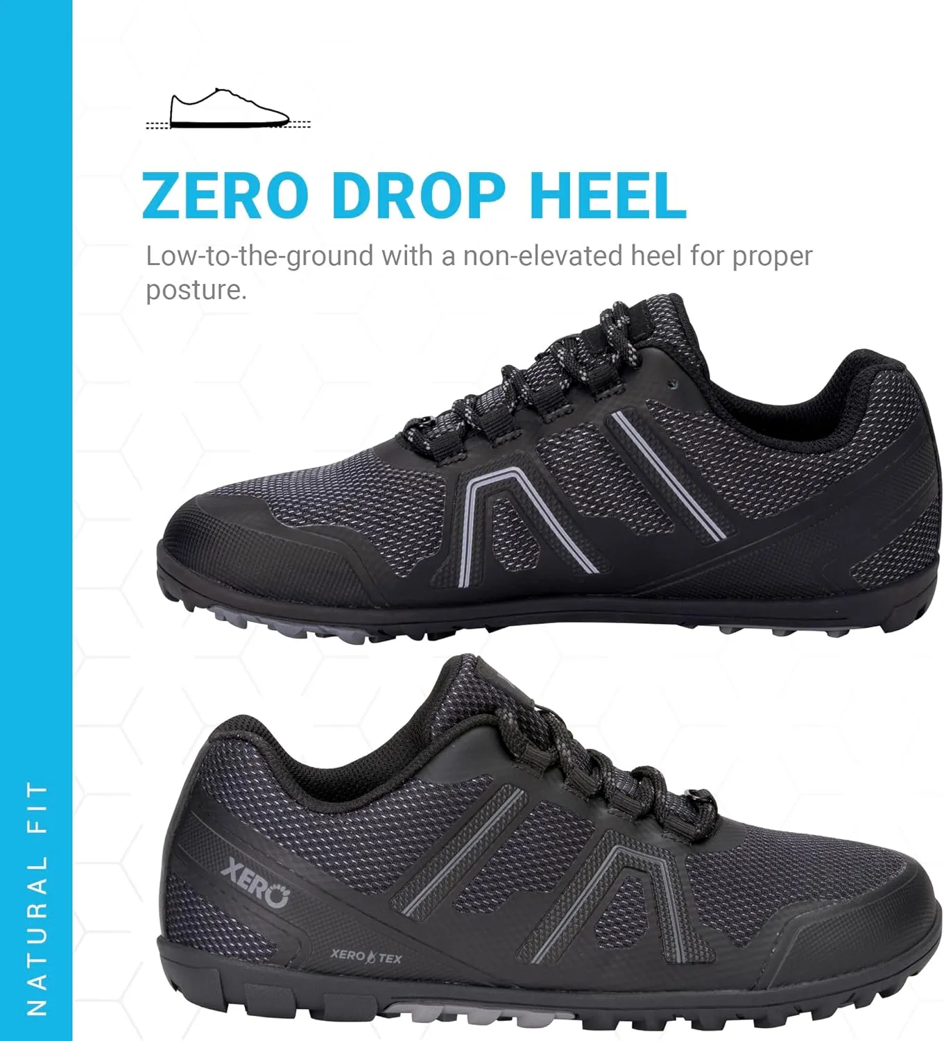 Xero Shoes Women's Mesa Trail Barefoot Waterproof Trail Runner